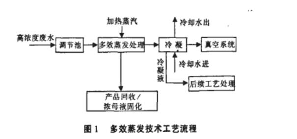 廢水蒸發(fā)器流程結構圖